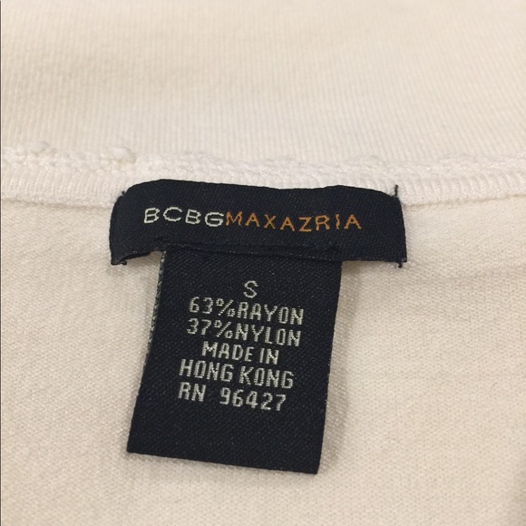 NWT BCBG Maxazria Cream Square Neck Sweater - Picture 5 of 6